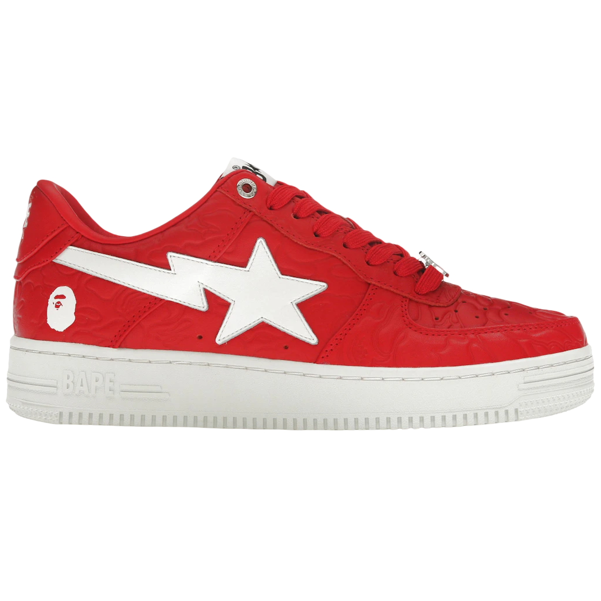 A Bathing Ape Bape Sta Low #3 Line Camo Red