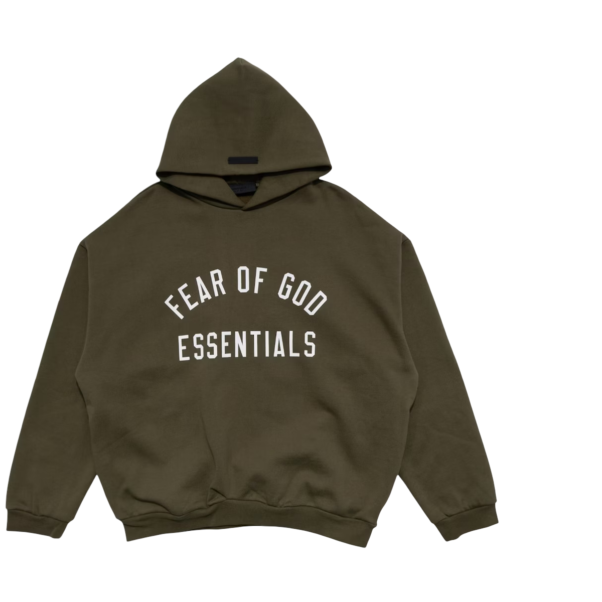 Fear of God Essentials Fleece Hoodie Military