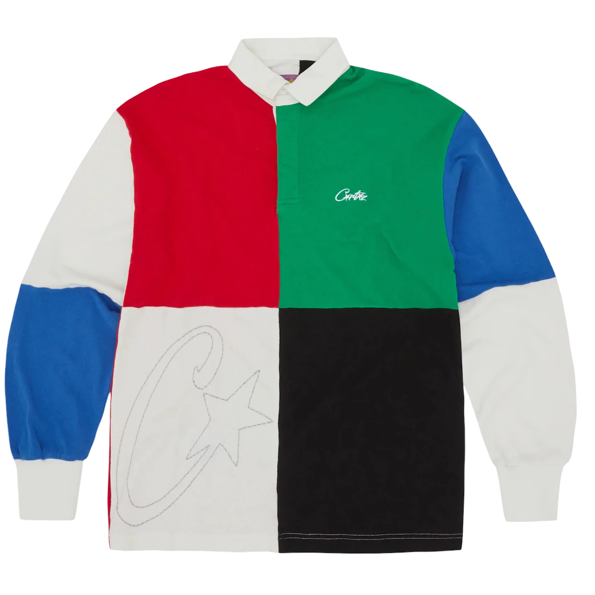 Corteiz C-Star Rugby Shirt Multi