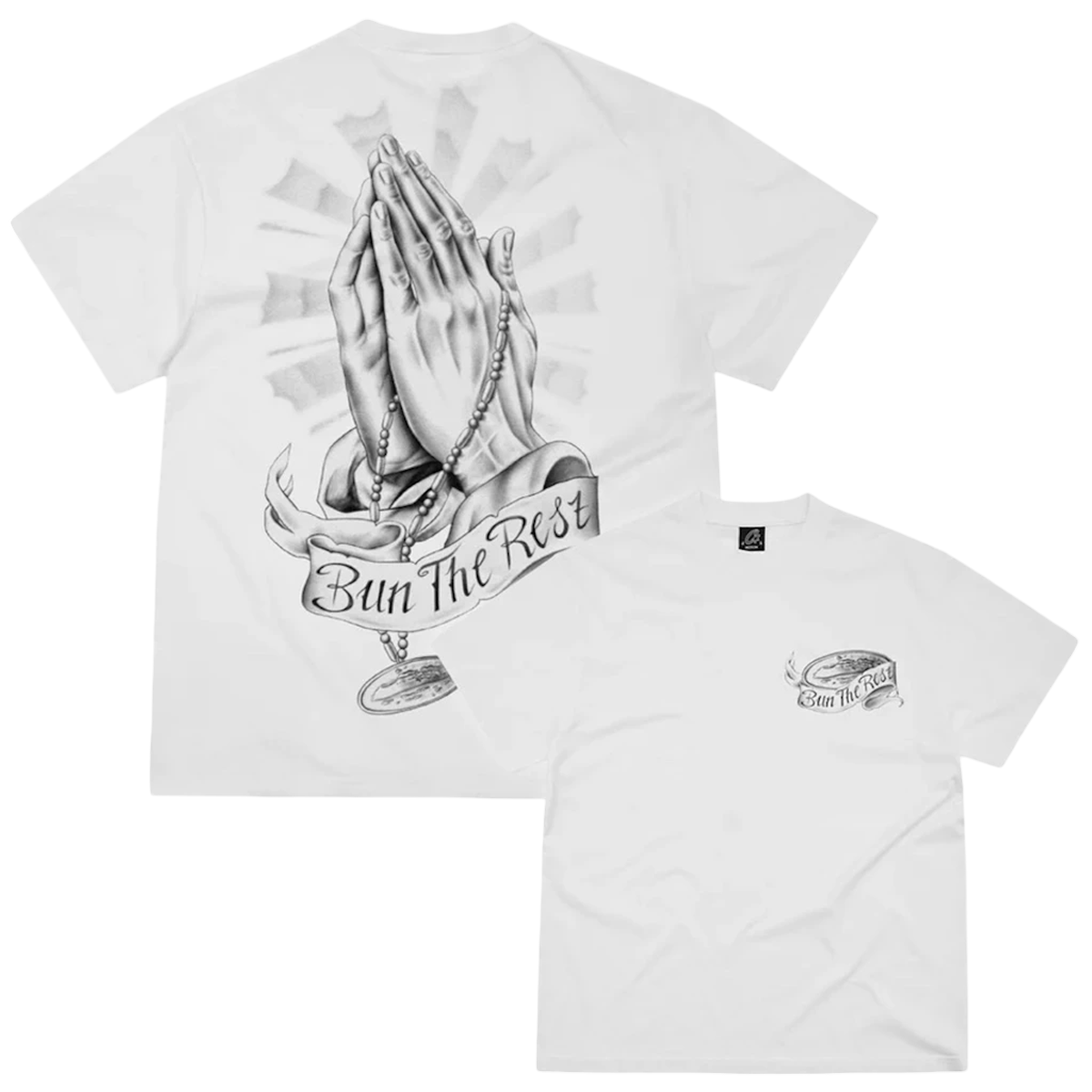 Corteiz Bun The Rest Prayer Tee White