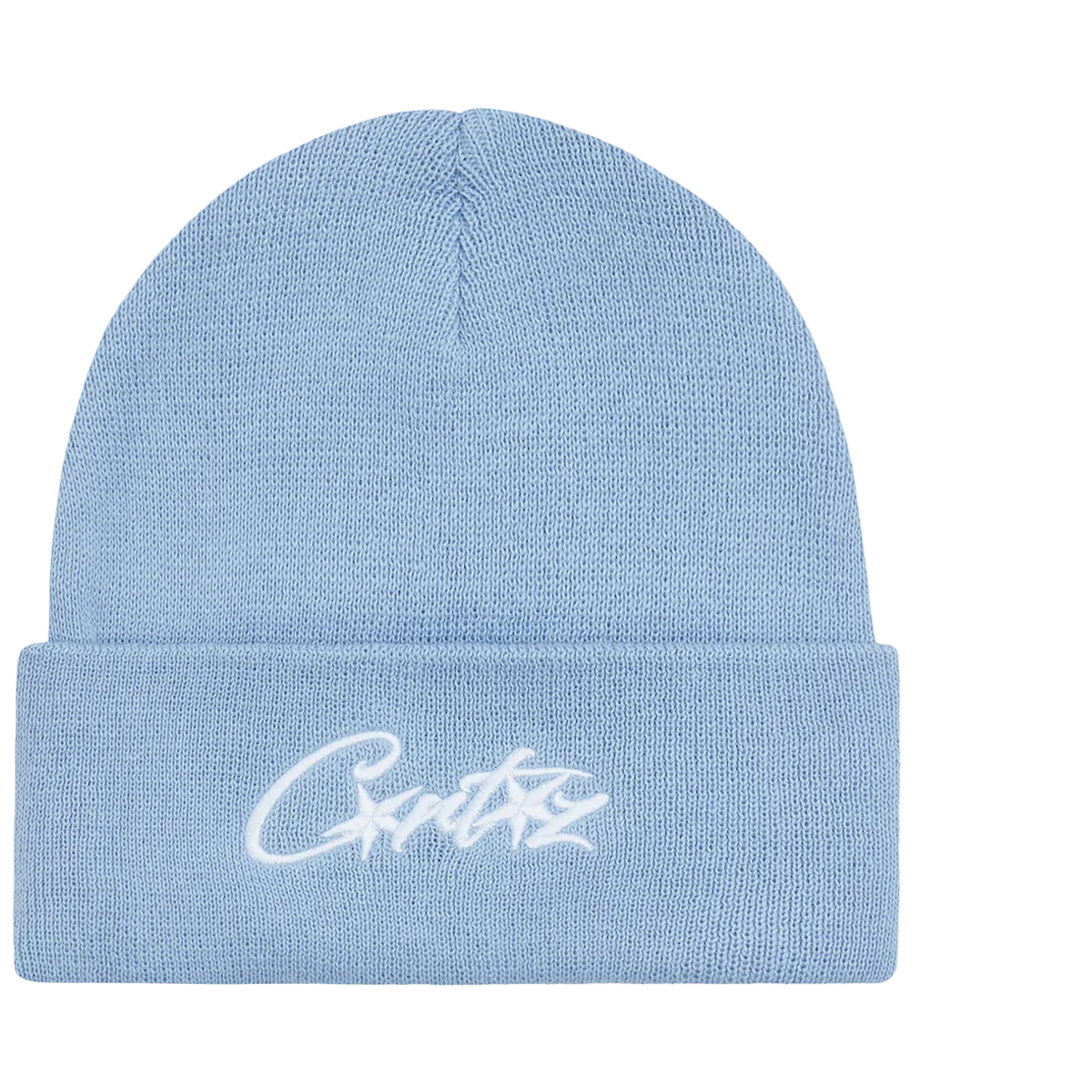 Corteiz Allstarz Folded Beanie Baby Blue