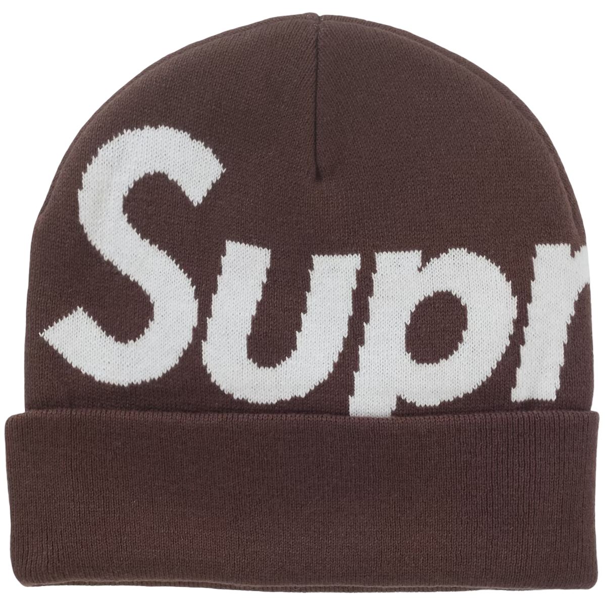 Supreme Big Logo Beanie FW25 Brown