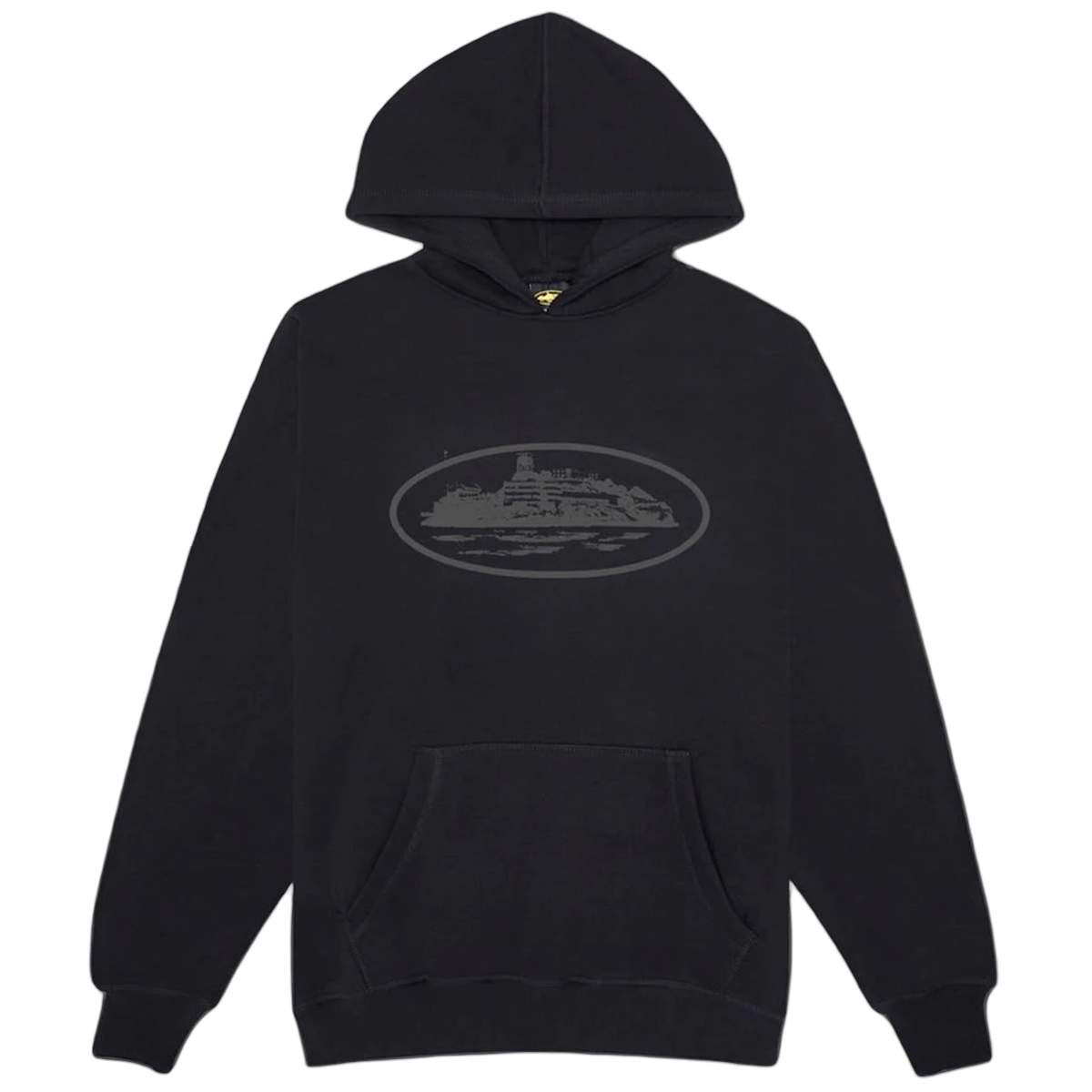 Corteiz OG Alcatraz Hoodie Triple Black