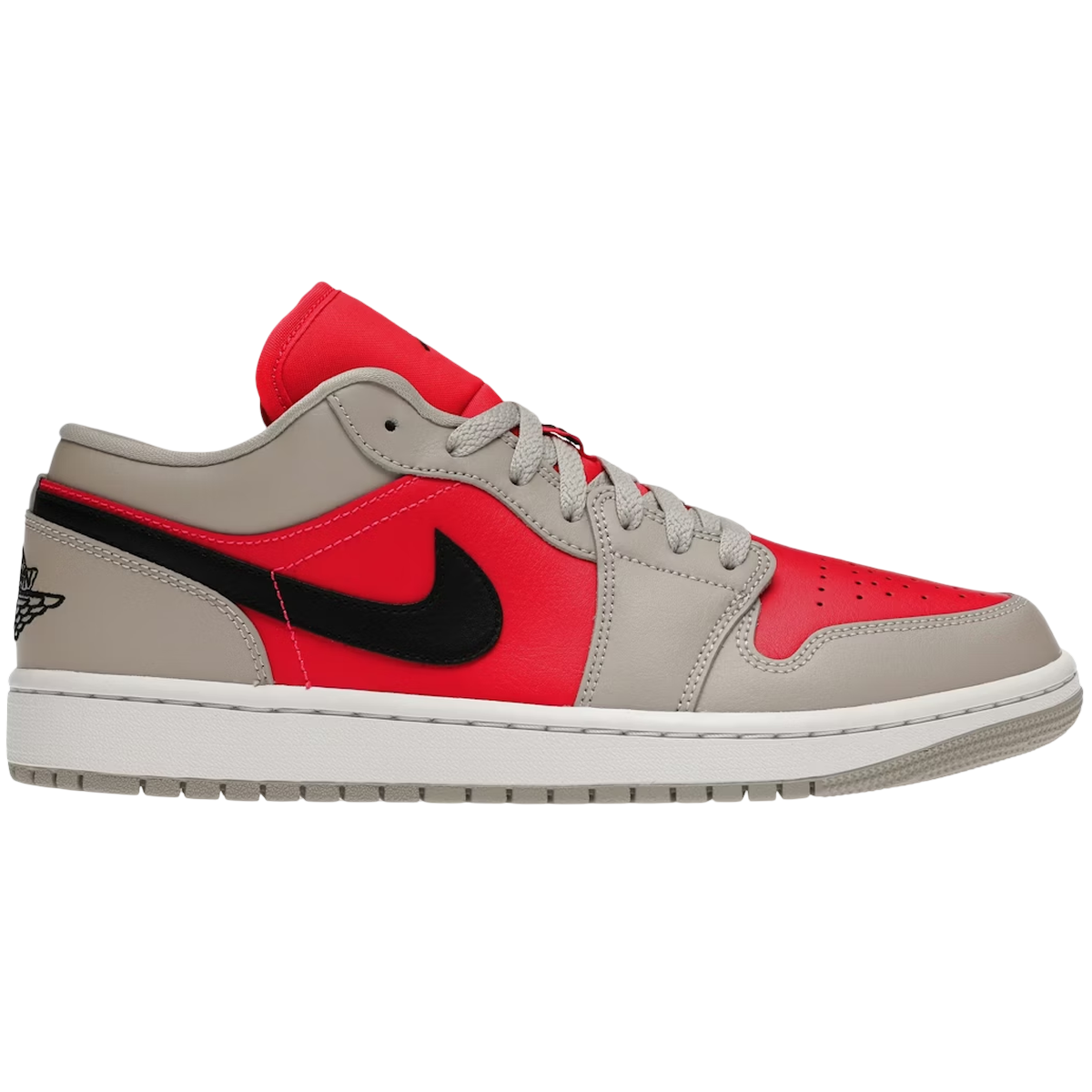 Air Jordan 1 Retro Low Light Iron Ore Siren Red