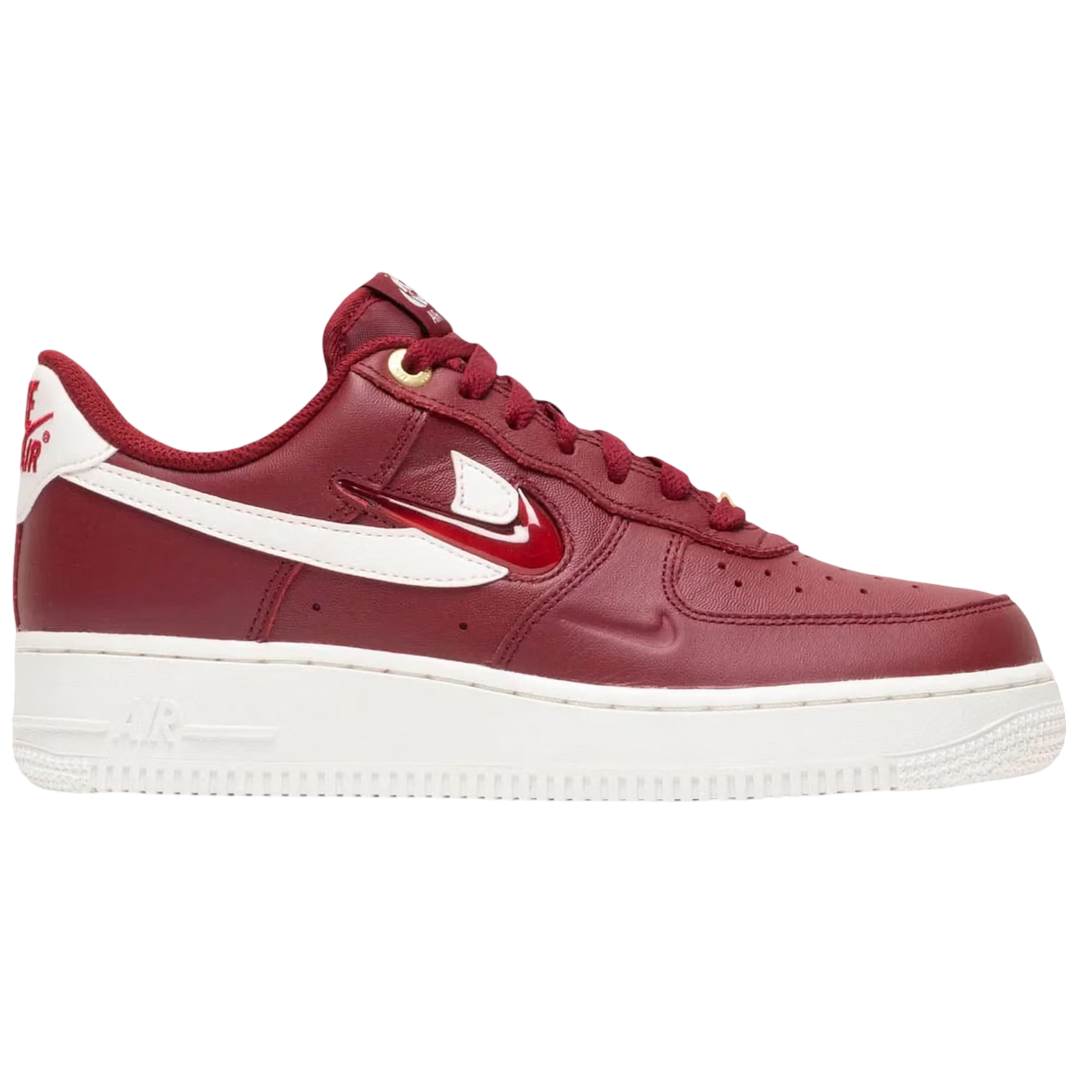 Nike Air Force 1 Low 07 Premium History Of Logos Team Red