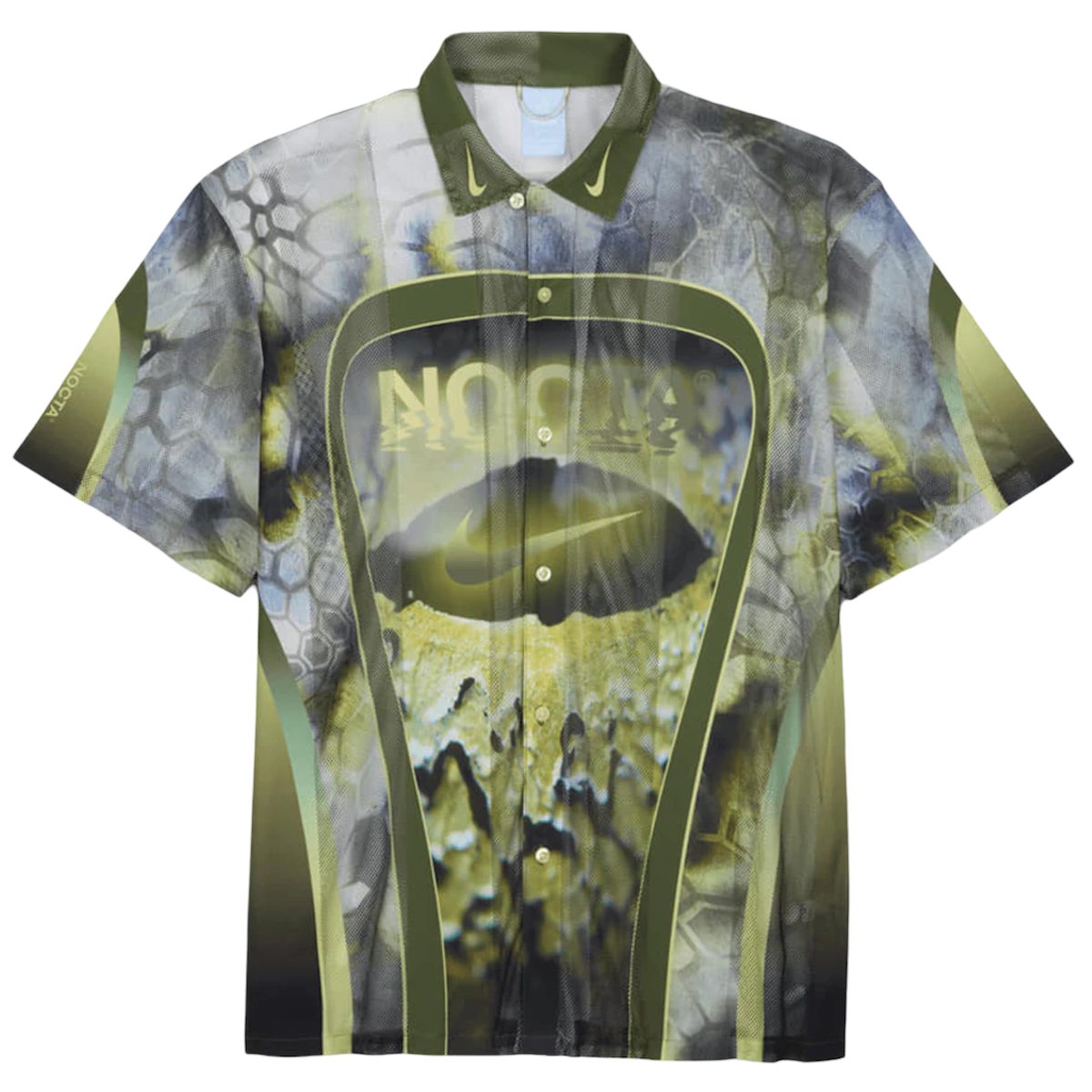 Nike x NOCTA Opal Tito Neeks Button Down Pilgrim Oil Green