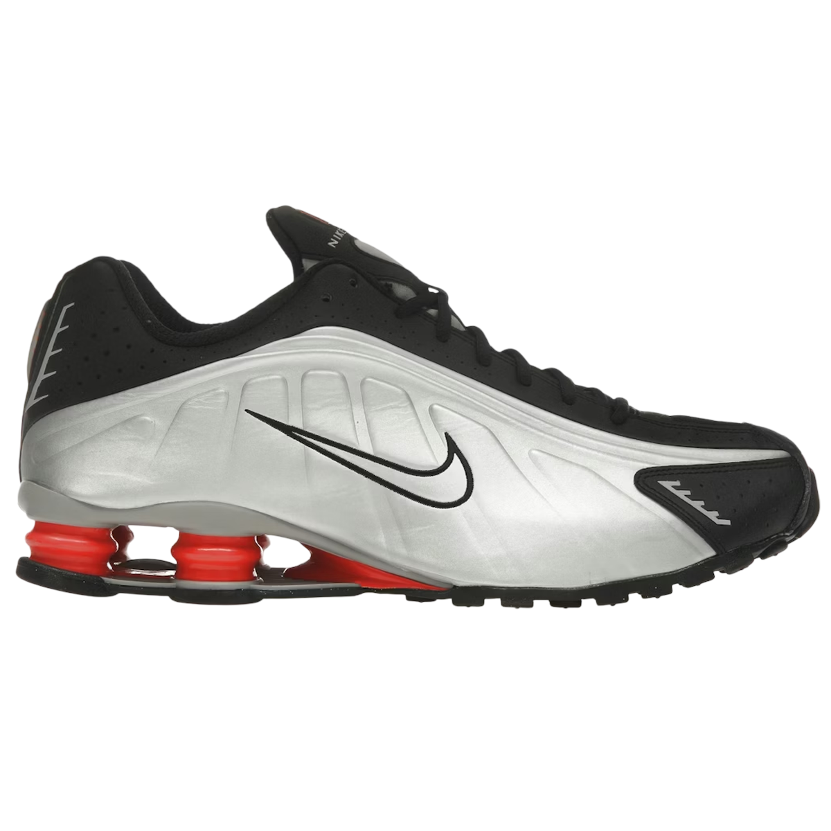 Nike Shox R4 Black Metallic Silver