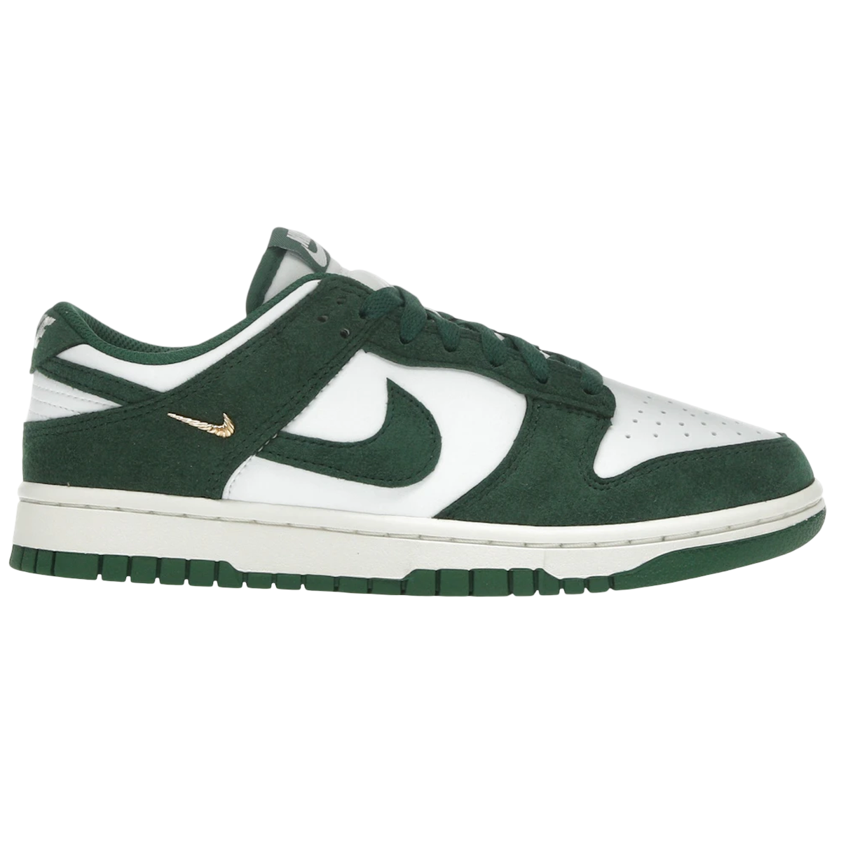 Nike Dunk Low Gorge Green Gold Mini Swoosh