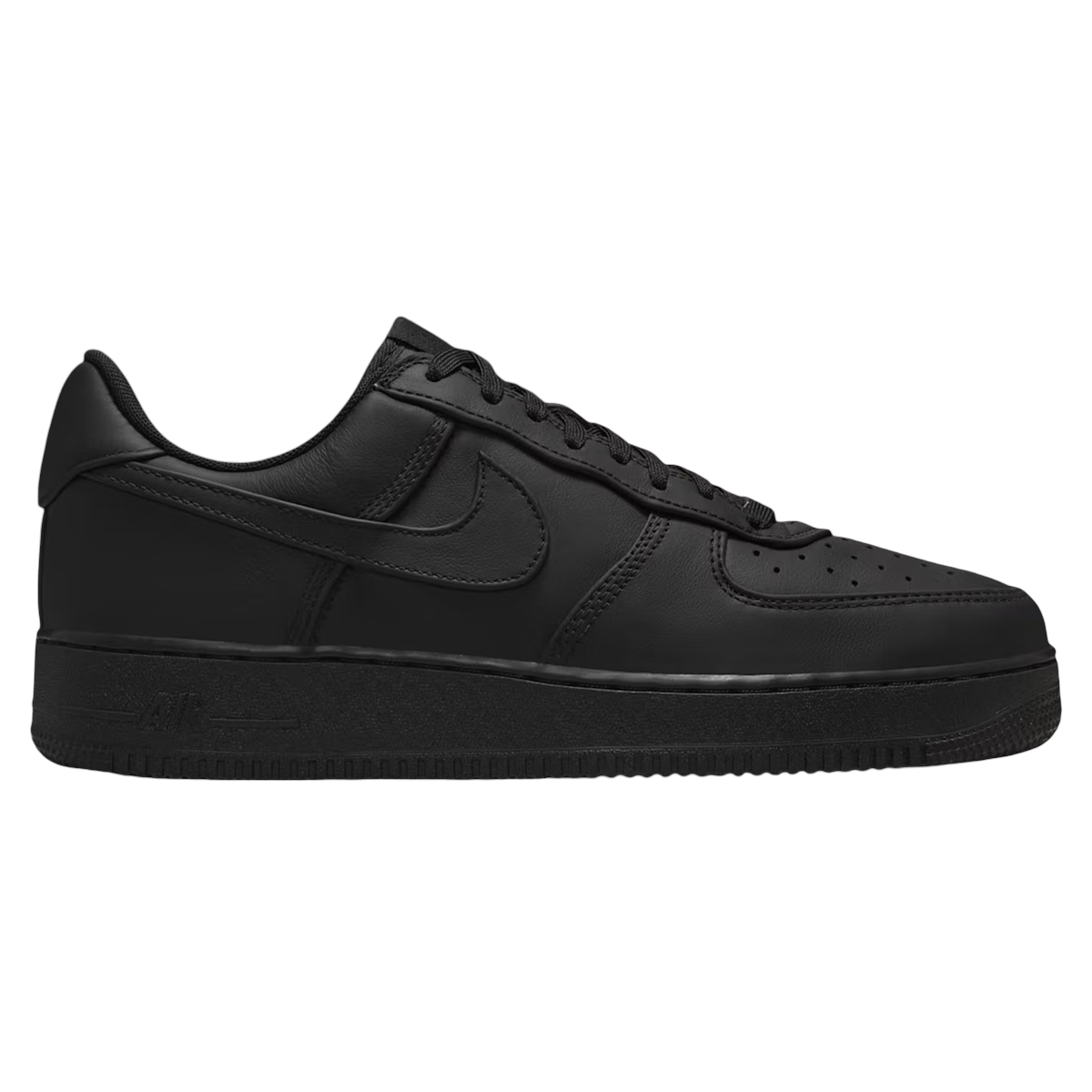 Nike Air Force 1 Low Retro Premium Triple Black Badgeless