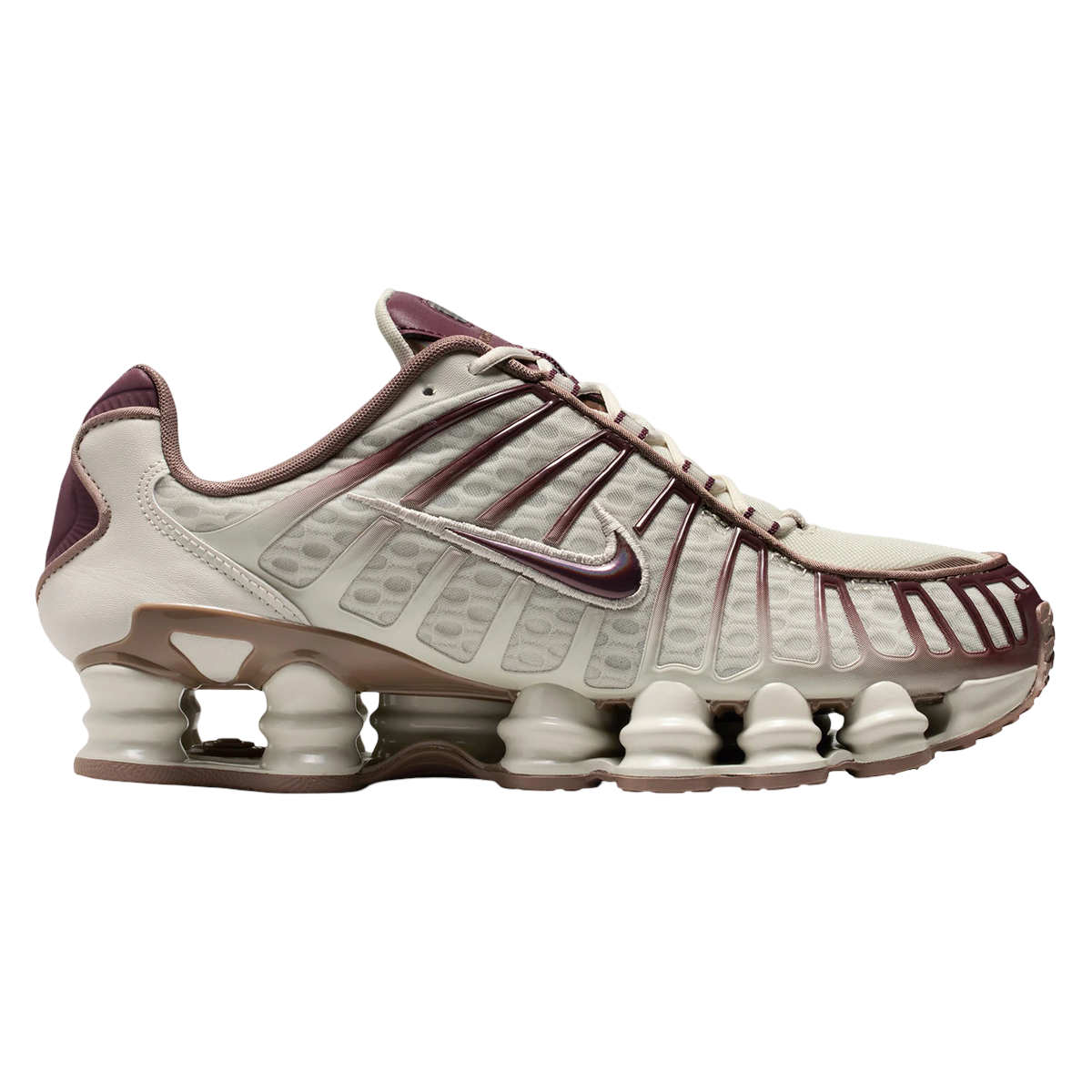 Nike Shox TL Light Bone Burgundy Crush