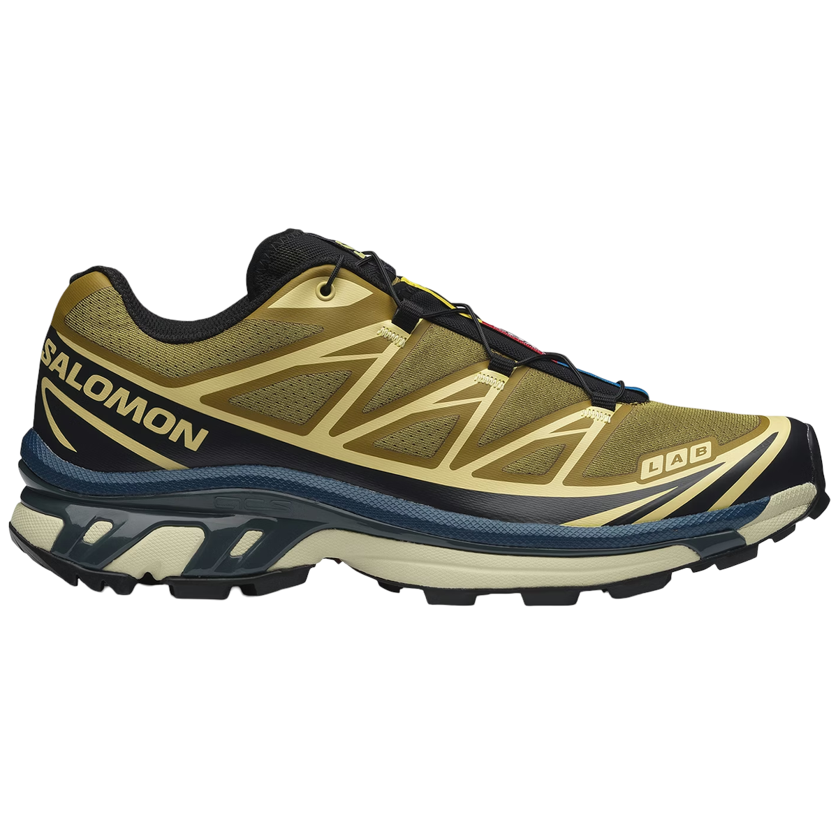 Salomon XT-6 Brilliant Olive Dark Navy