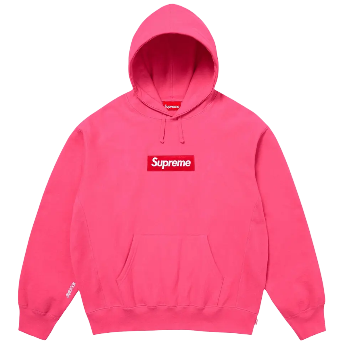 Supreme Box Logo Hooded Sweatshirt (FW25) Magenta