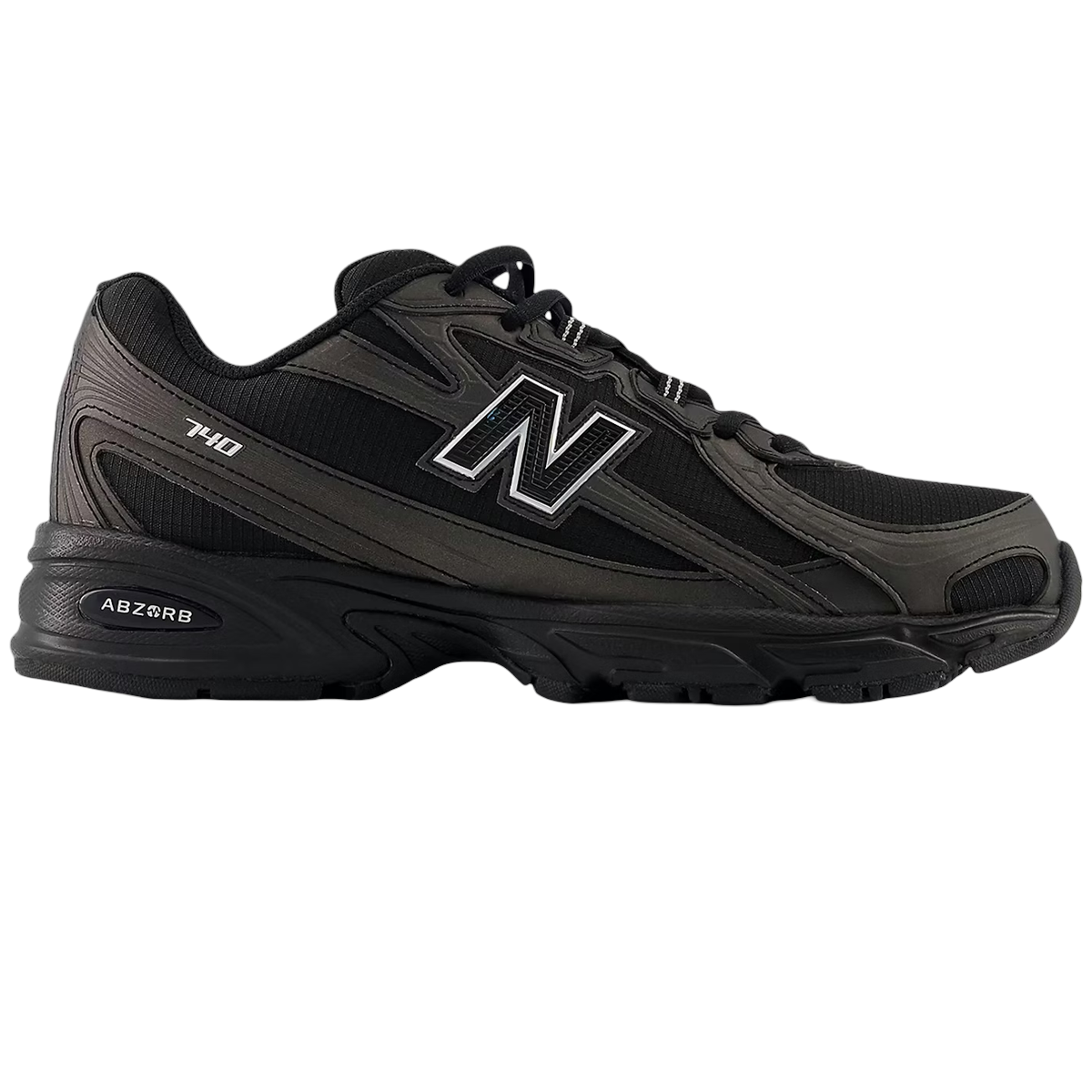 New Balance 740 Black Silver Metallic
