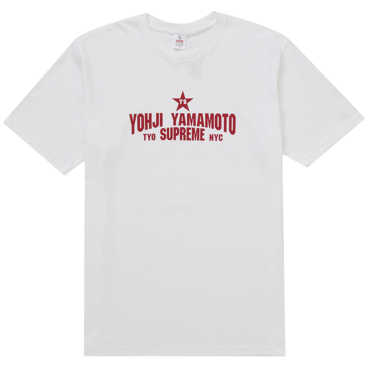 Supreme Ys by Yohji Yamamoto Star Tee White