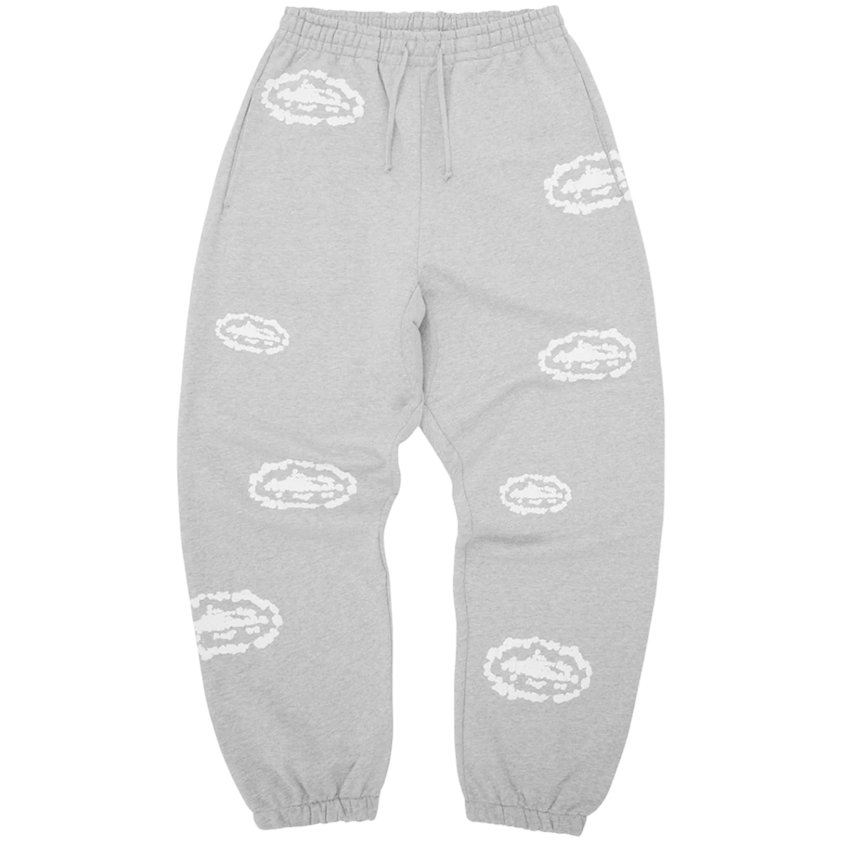 Corteiz x Denim Tears Island Wreath Sweatpant Heather Grey