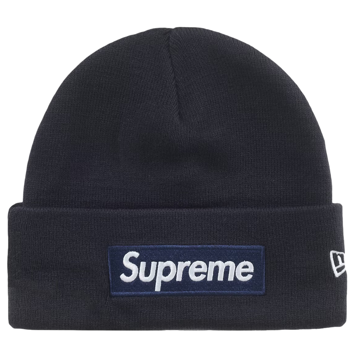 Supreme New Era Box Logo Beanie FW25 Navy