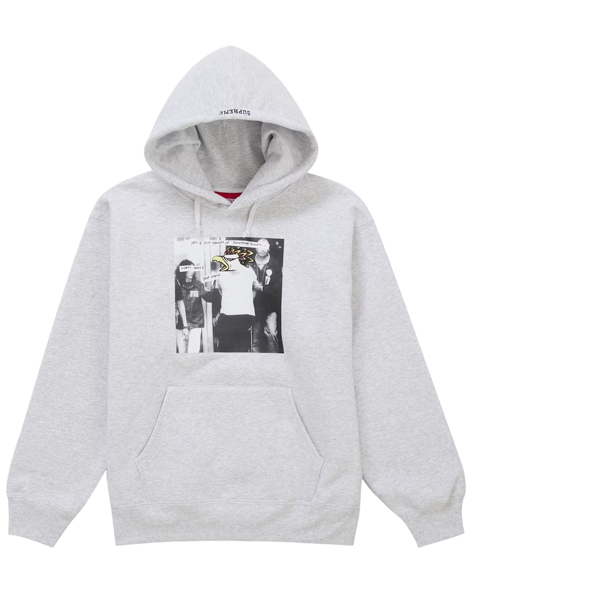 Supreme ANTIHERO Hooded Sweatshirt fw25 ash grey