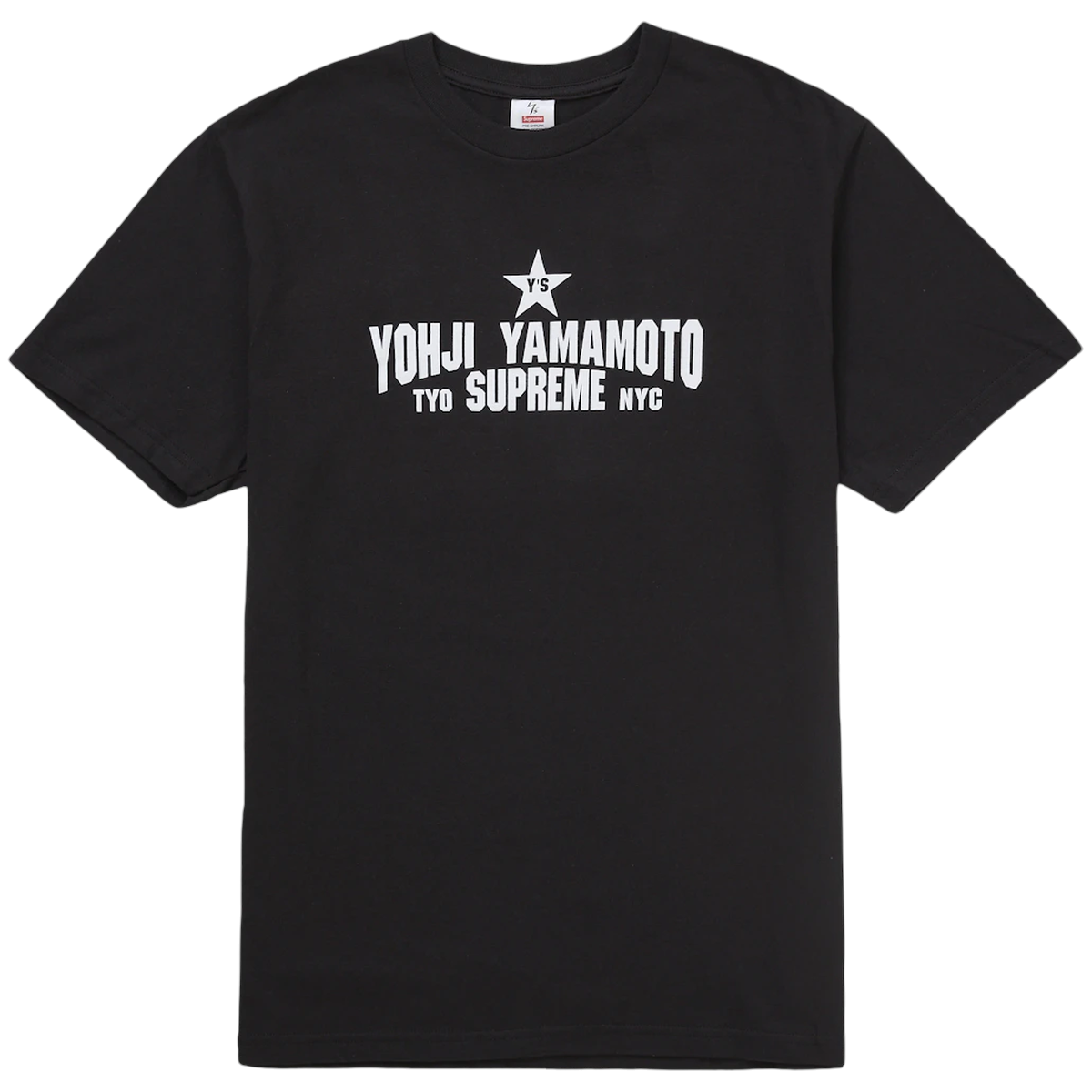 Supreme Ys by Yohji Yamamoto Star Tee Black