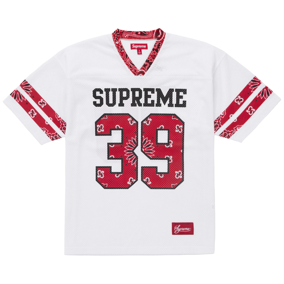 Supreme Bandana Football Jersey White