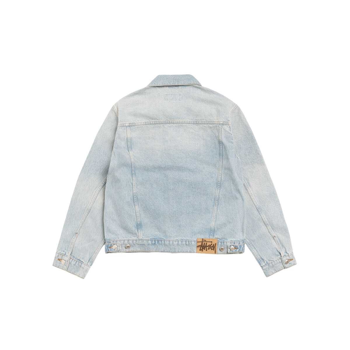 Stussy Trucker Jacket Denim Light Wash