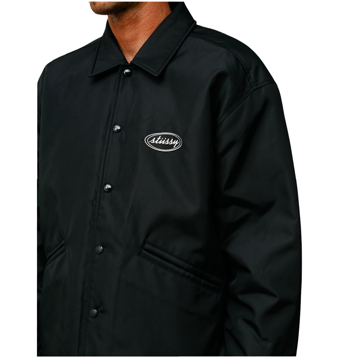 Stussy Coaches Jacket Black