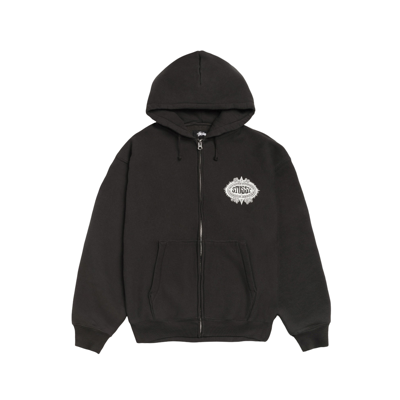 Stussy Mantra Zip Hoodie Black
