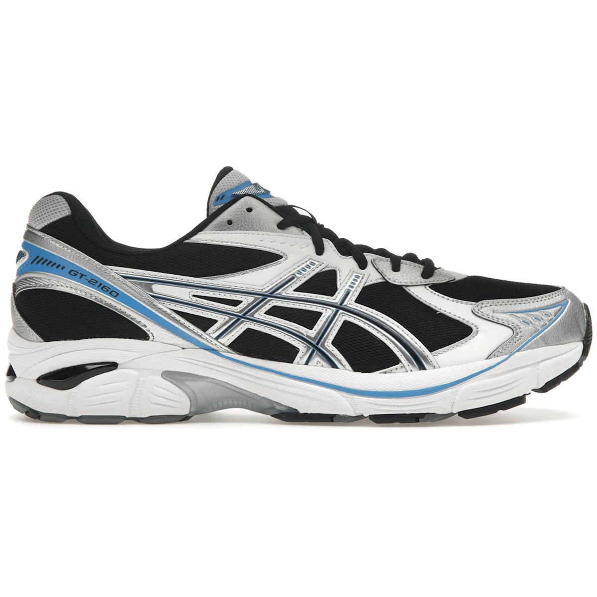 Asics GT-2160 Black Pure Silver Bright Blue