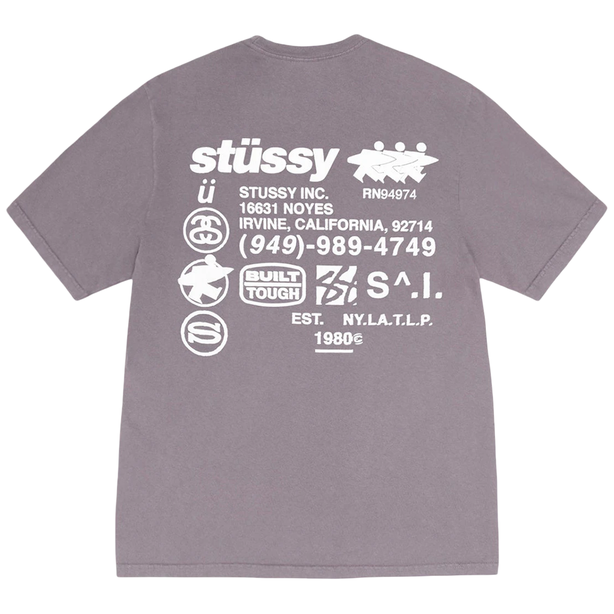 Stussy DNA Pigment Dyed Tee Granite