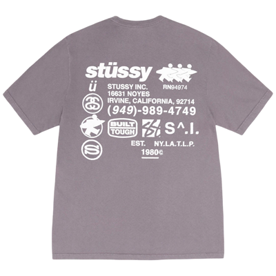 Stussy DNA Pigment Dyed Tee Granite