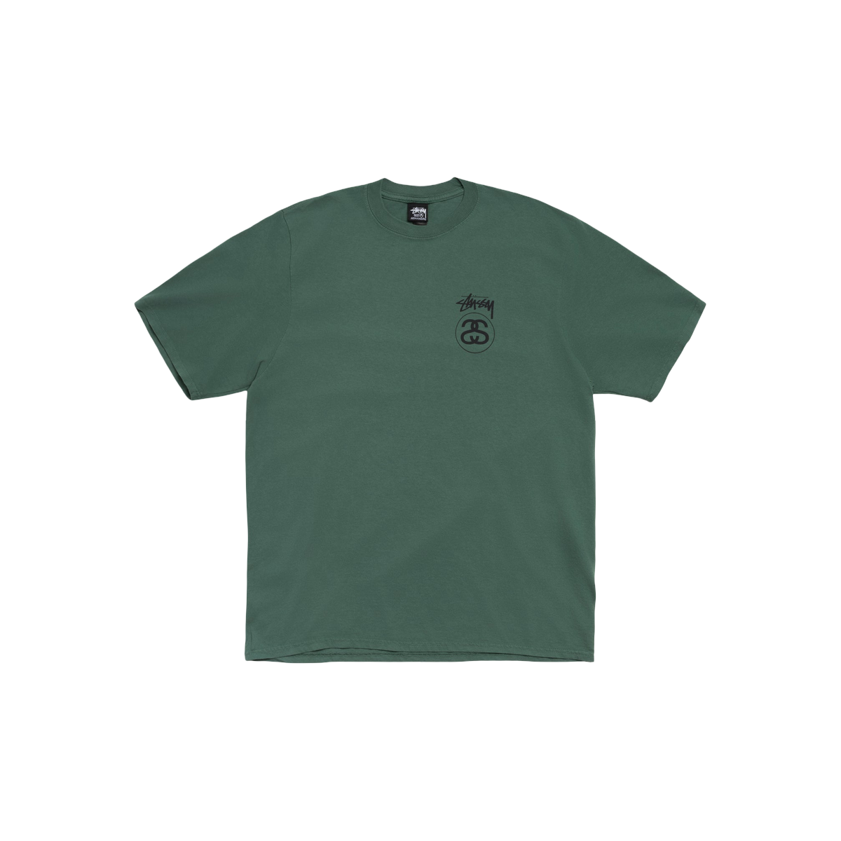 Stussy Stock Link Tee Pigment Dyed Pine