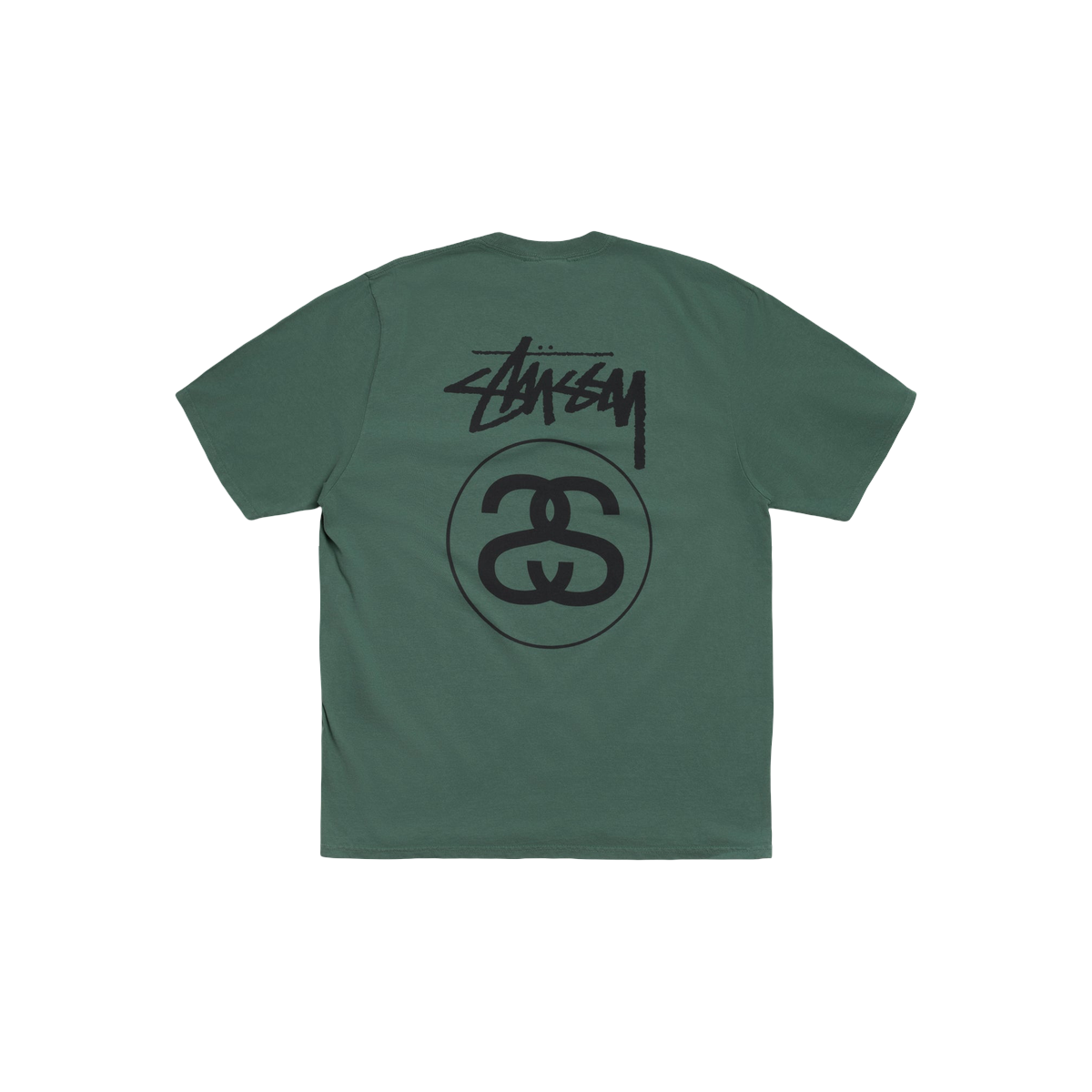 Thumbnail af Stussy Stock Link Tee Pigment Dyed Pine 2