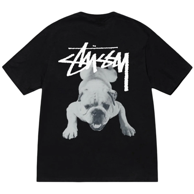 Stussy Stock Dog Tee Black