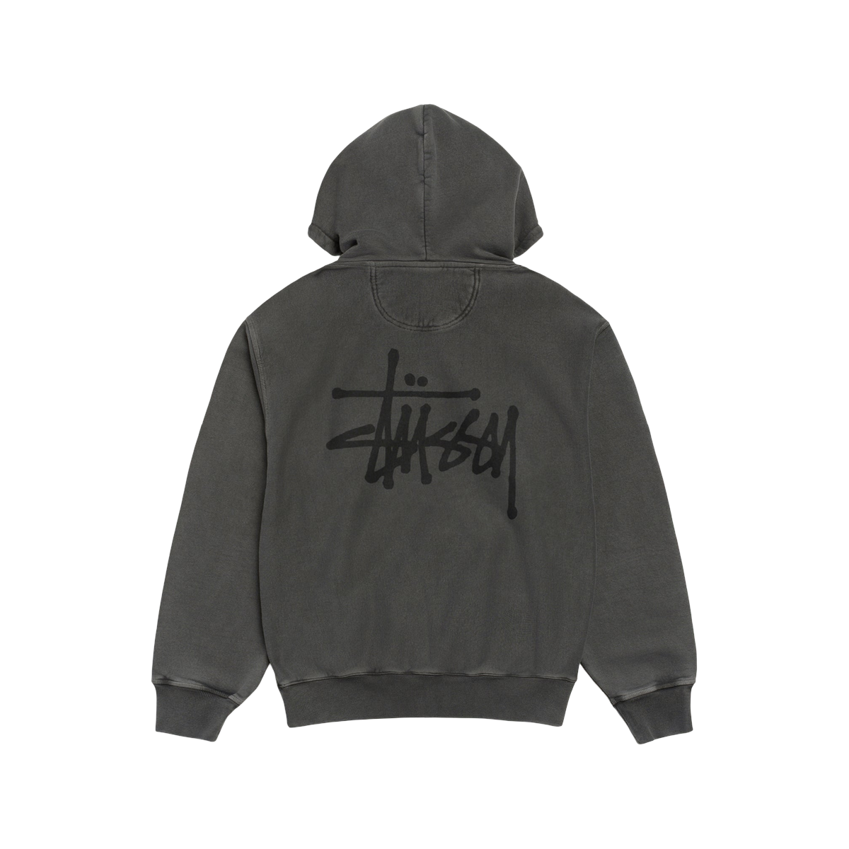 Thumbnail af Stussy Basic Hoodie Pigment Dyed Black 2