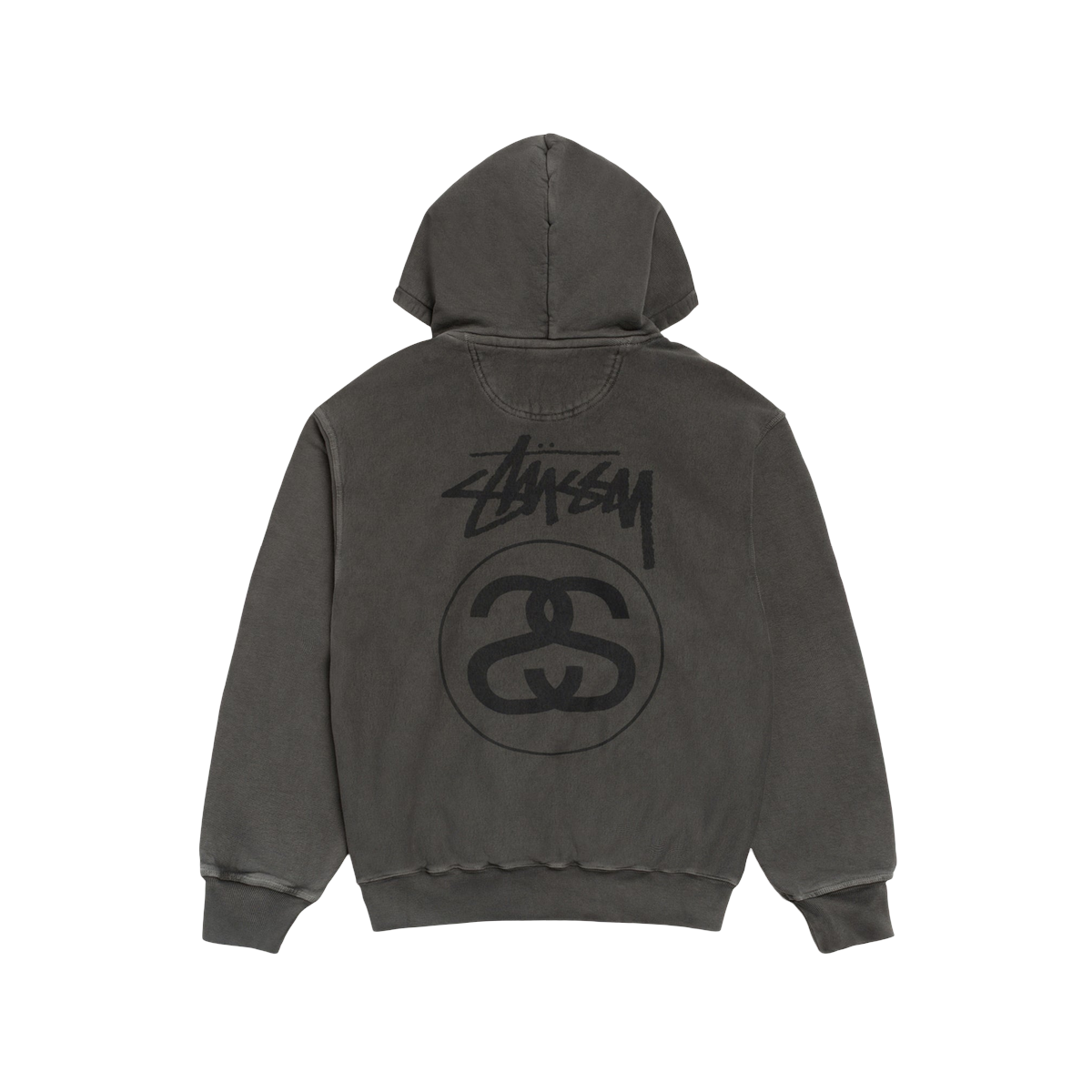 Thumbnail af Stussy Stuck Link Hoodie Pigmeny Dyed Black 2