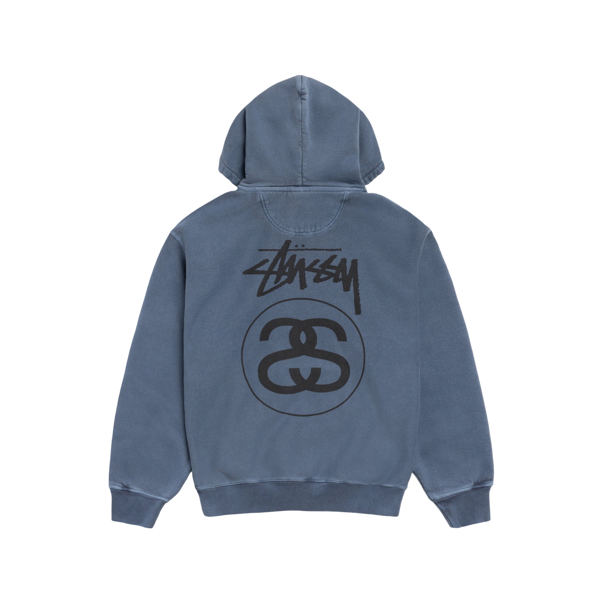 Thumbnail af Stussy Stock Link Hoodie Pigment Dyed Navy 2