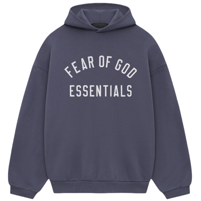 Fear of God Essentials Fleece Hoodie Marine