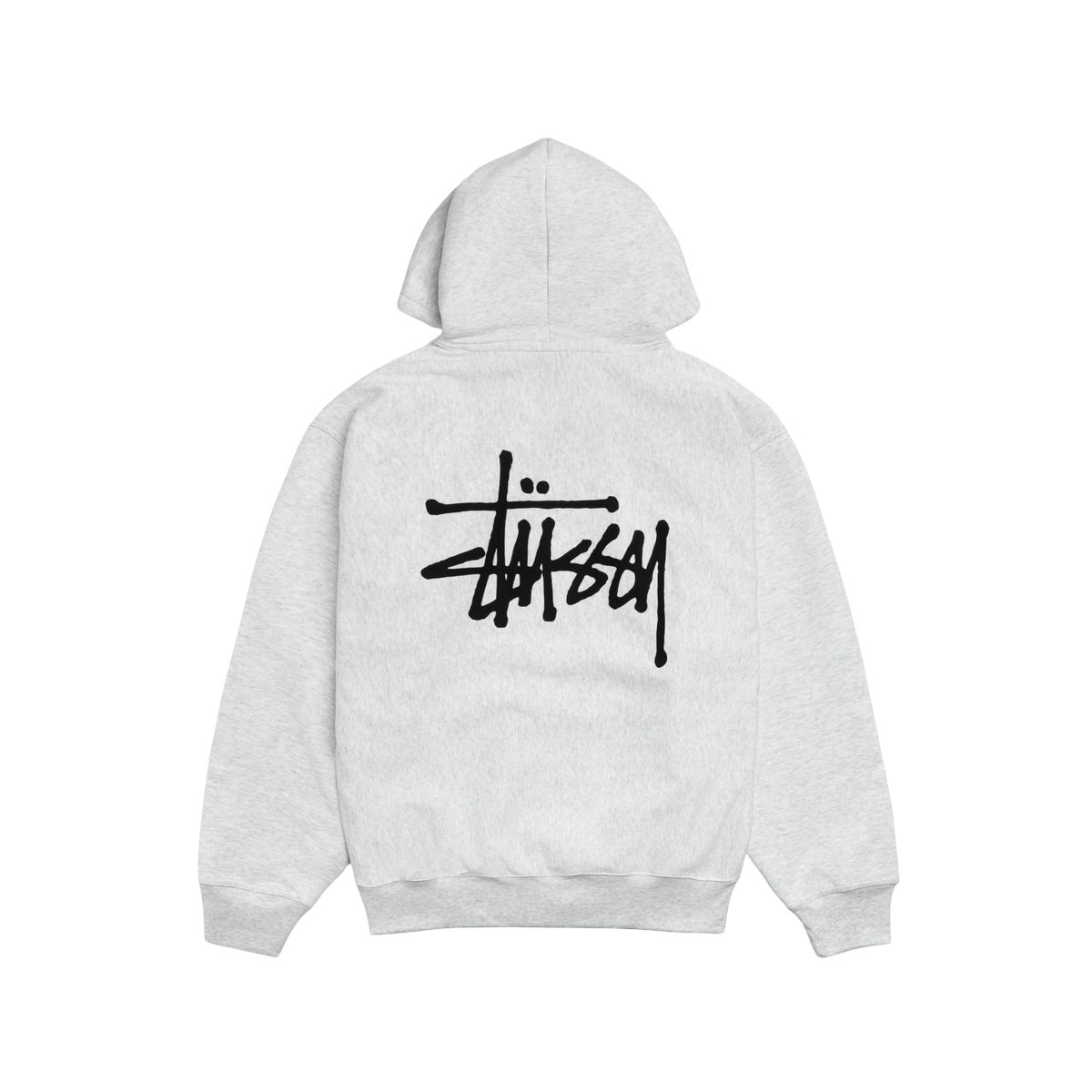 Thumbnail af Stussy Basic Stussy Zip Hoodie Ash Heather 2
