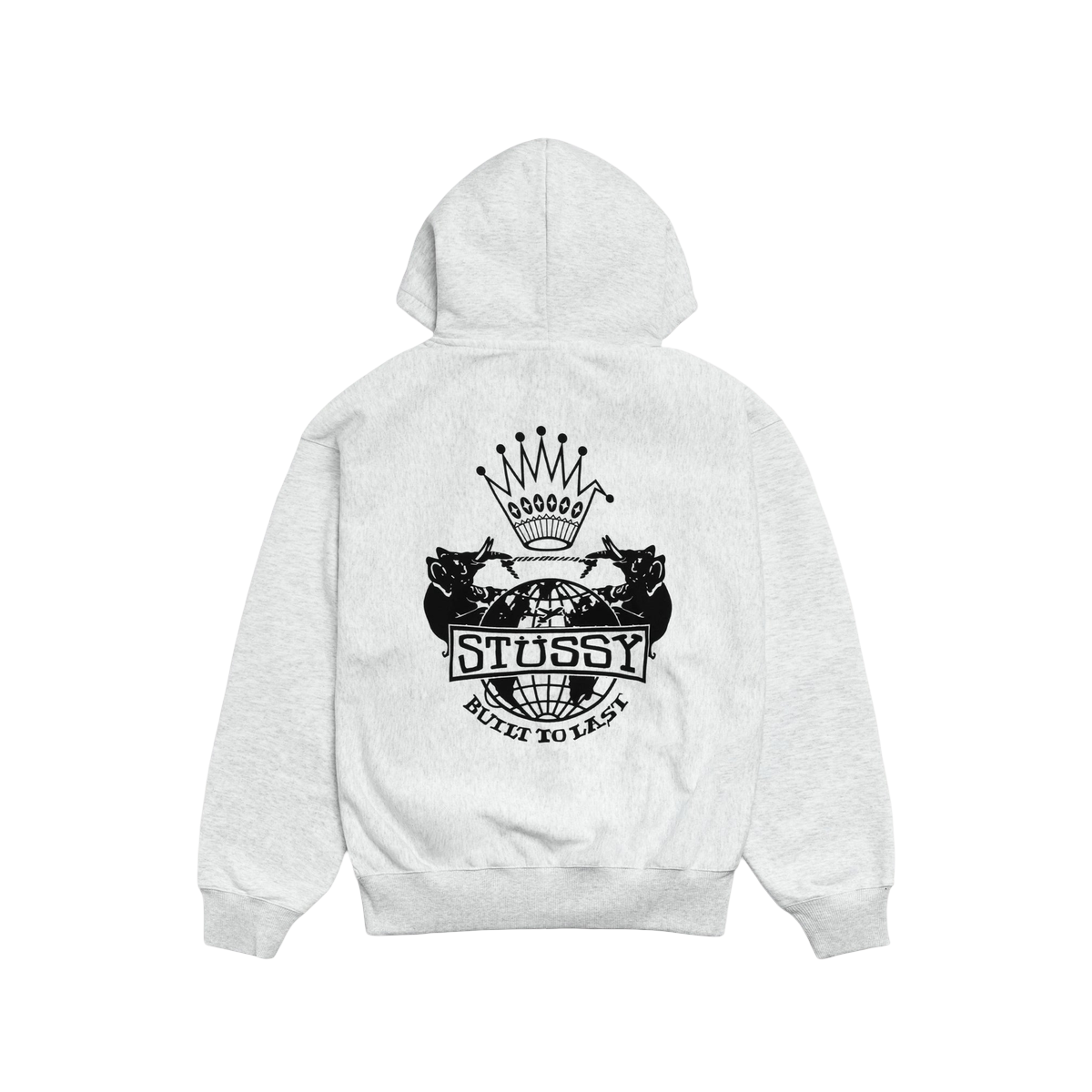 Thumbnail af Stussy Built To Last Zip Hoodie Ash Heather 2