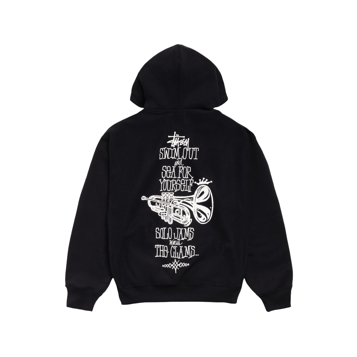 Thumbnail af Stussy Swim Out Zip Hoodie Black 2