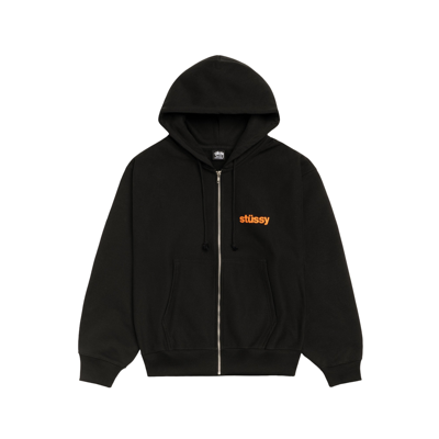 Stussy Built Tough Zip Hoodie Black