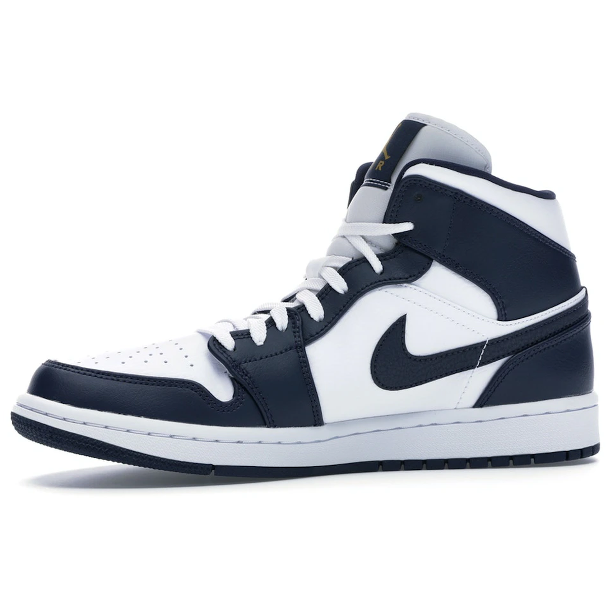 Thumbnail af Air Jordan 1 Mid White Metallic Gold Obsidian 3