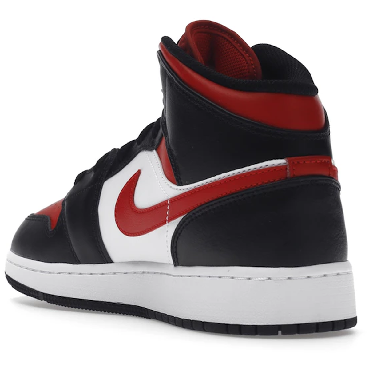 Thumbnail af Air Jordan 1 Mid Black Fire Red  4