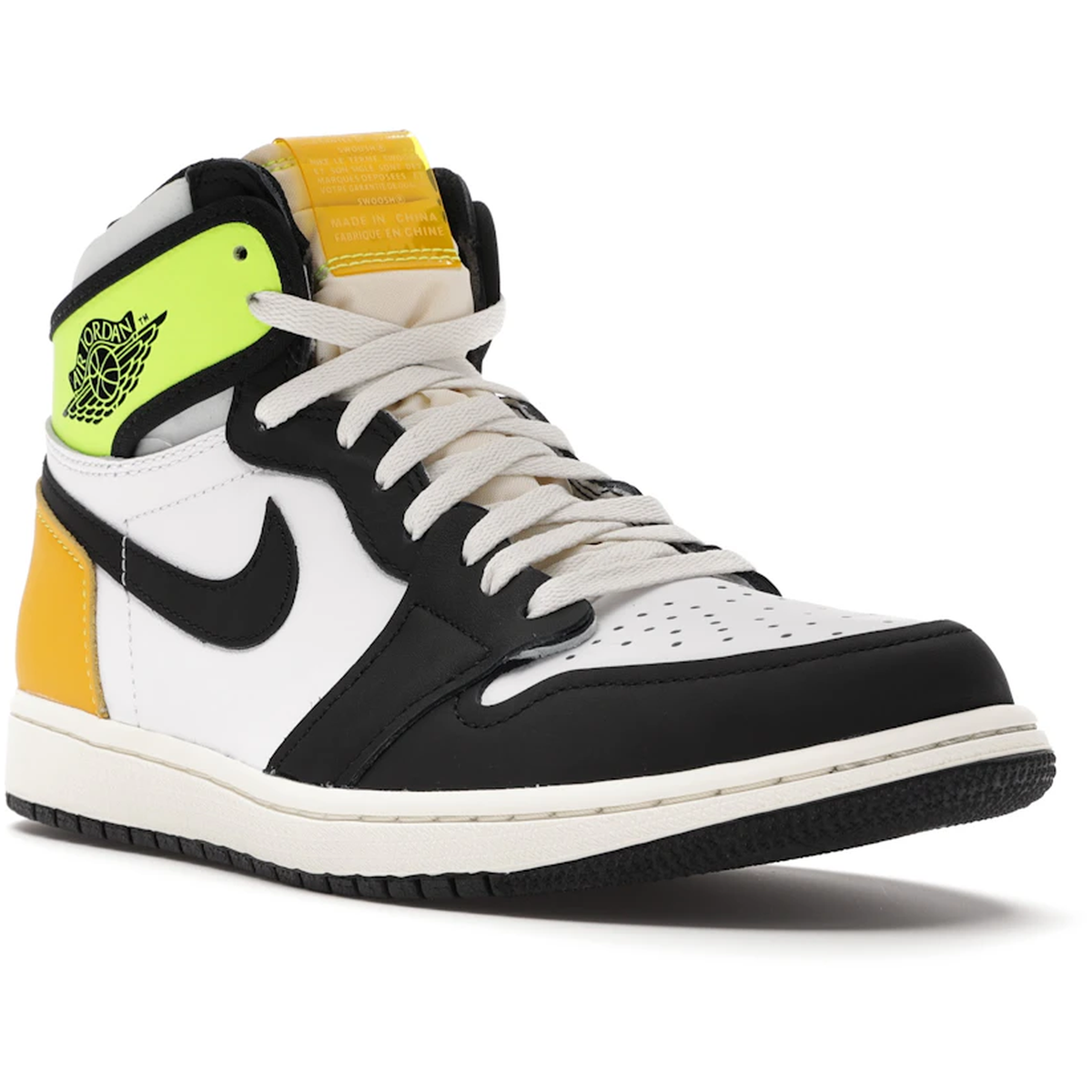 Thumbnail af Air Jordan 1 Retro High White Black Volt University Gold 2