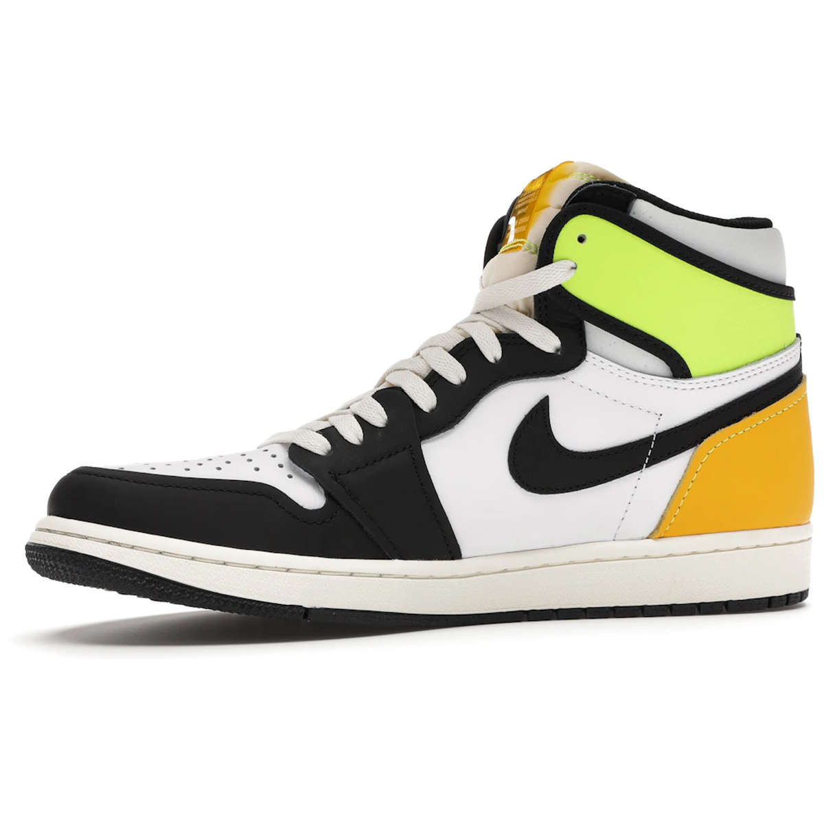 Thumbnail af Air Jordan 1 Retro High White Black Volt University Gold 3