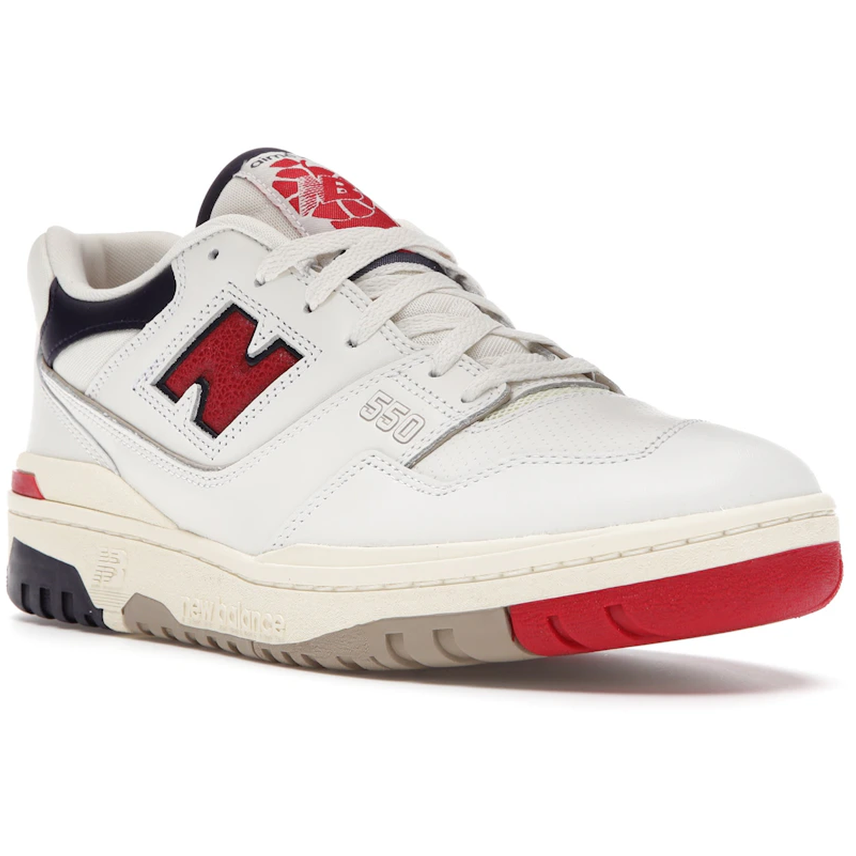 Thumbnail af New Balance 550 Aime Leon Dore White Navy Red 2