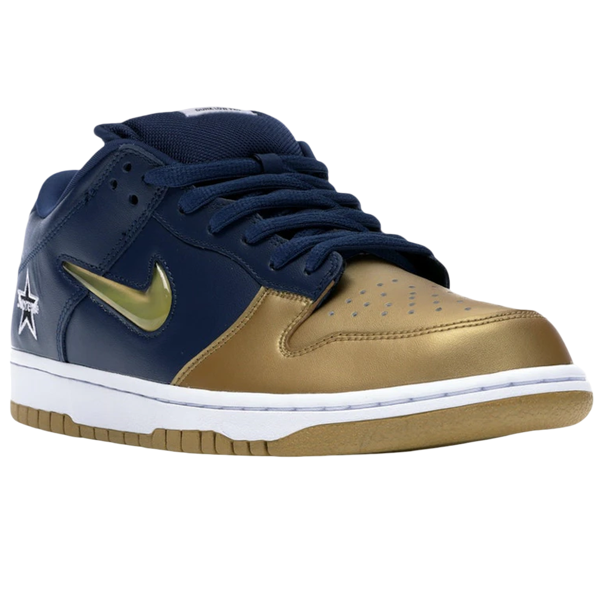Thumbnail af Nike SB Dunk Low Supreme Jewel Swoosh Gold 2