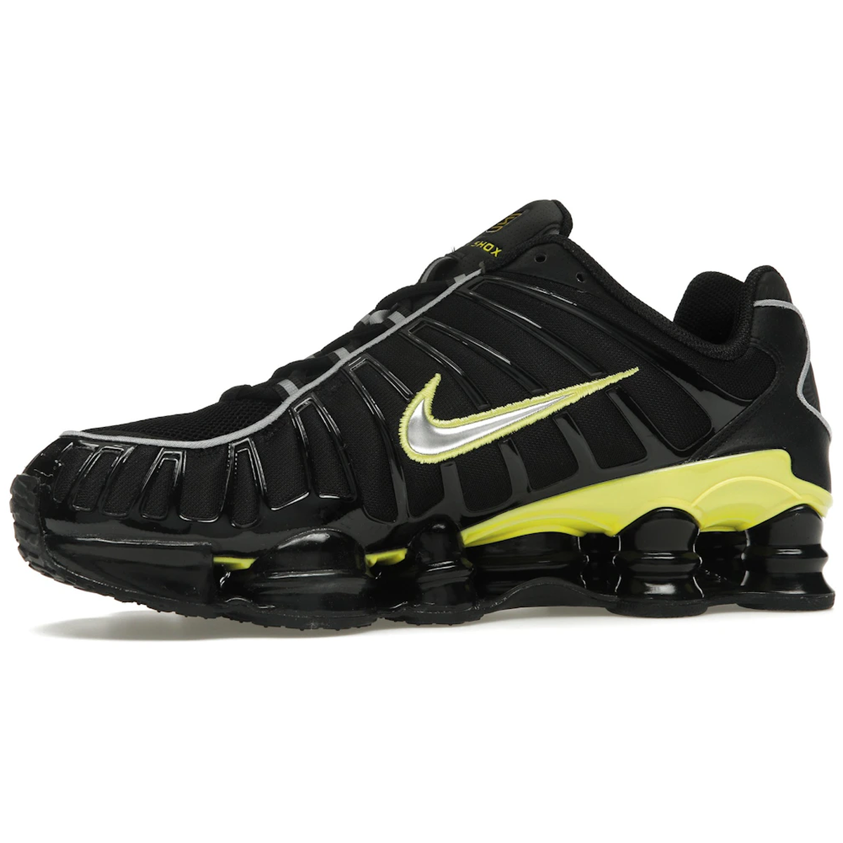 Thumbnail af Nike Shox TL Black Dynamic Yellow Metallic Silver 3
