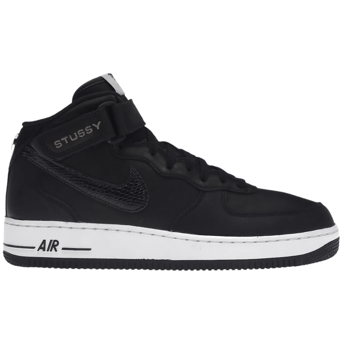 Nike Air Force 1 Mid Stussy Black White
