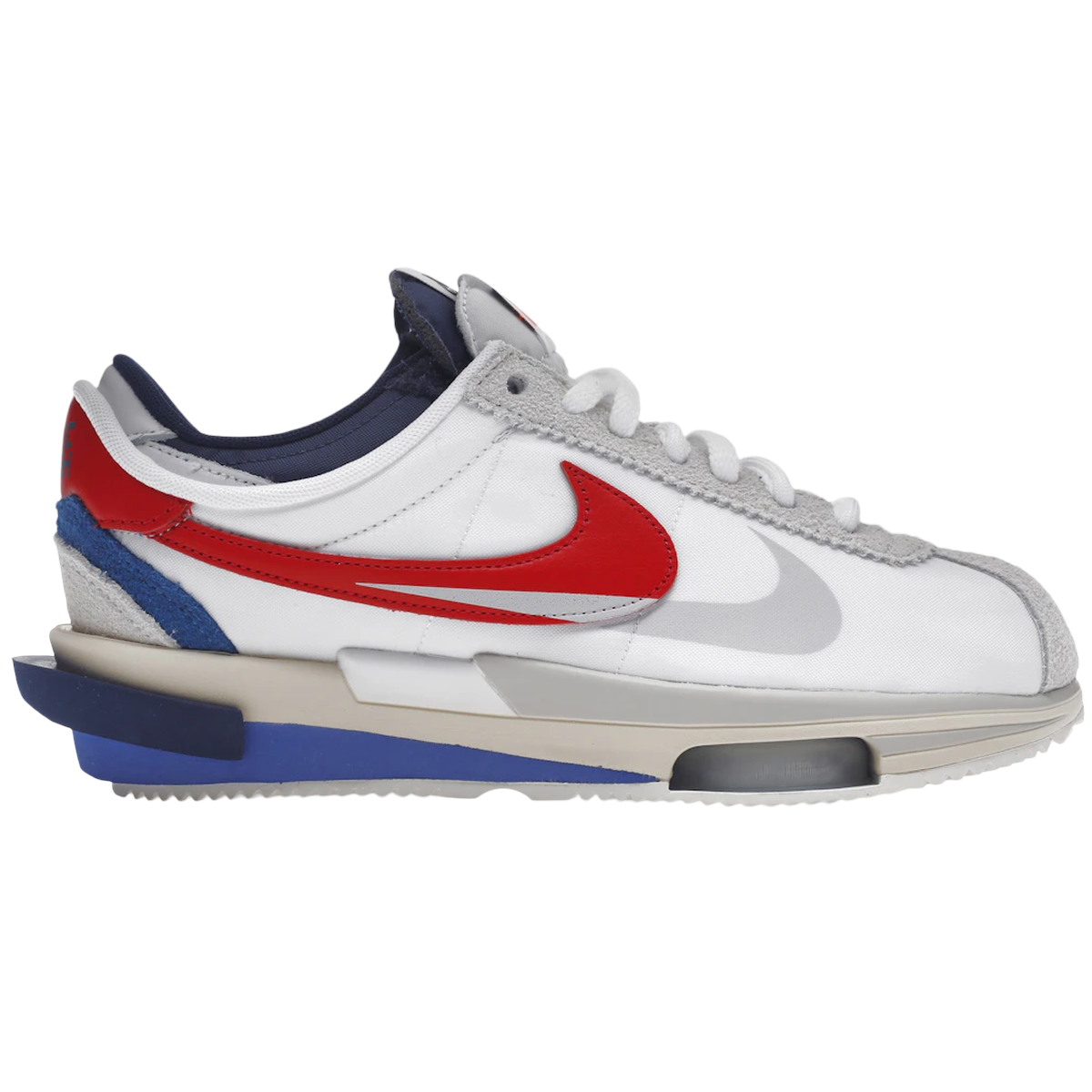 Nike Zoom Cortez SP sacai White University Red Blue