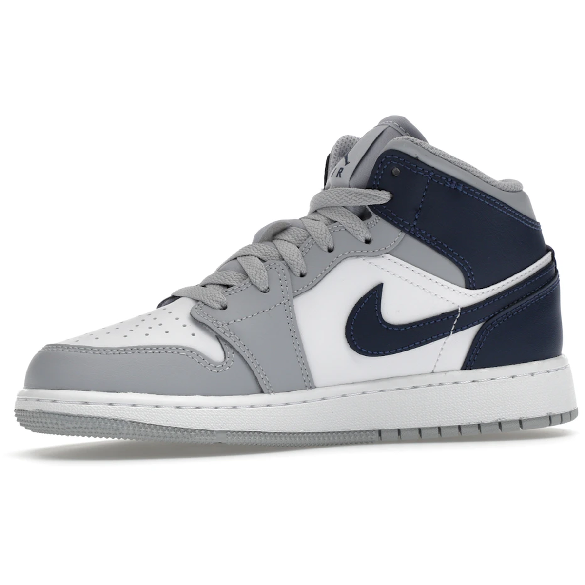 Thumbnail af Air Jordan 1 Mid Wolf Grey Midnight Navy  3